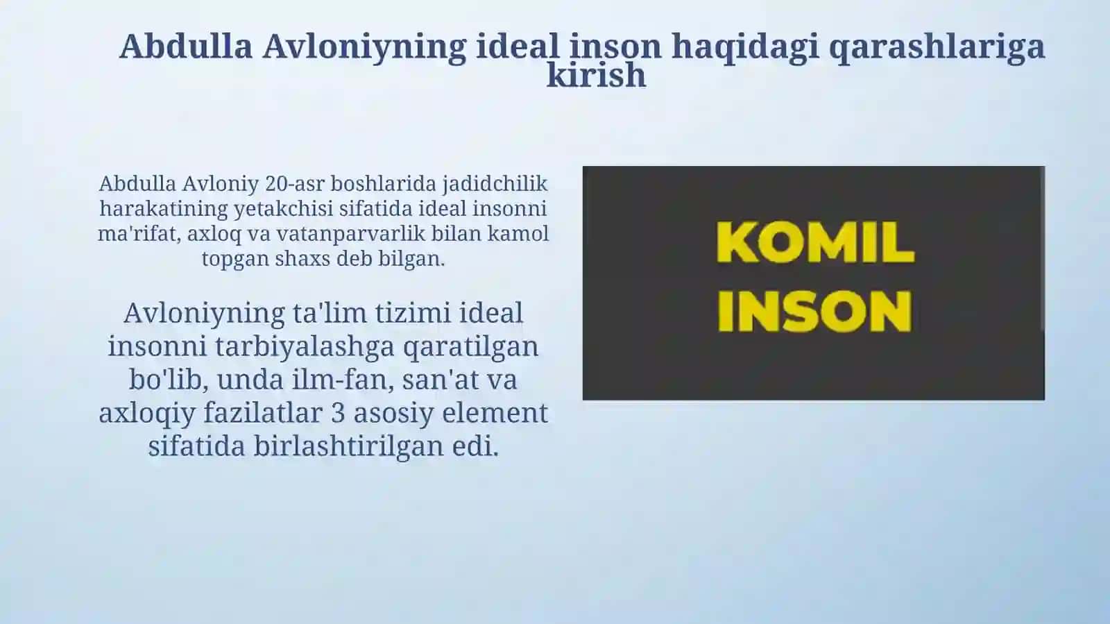 Abdulla Avloniyning komil inson haqidagi qarashlari 3