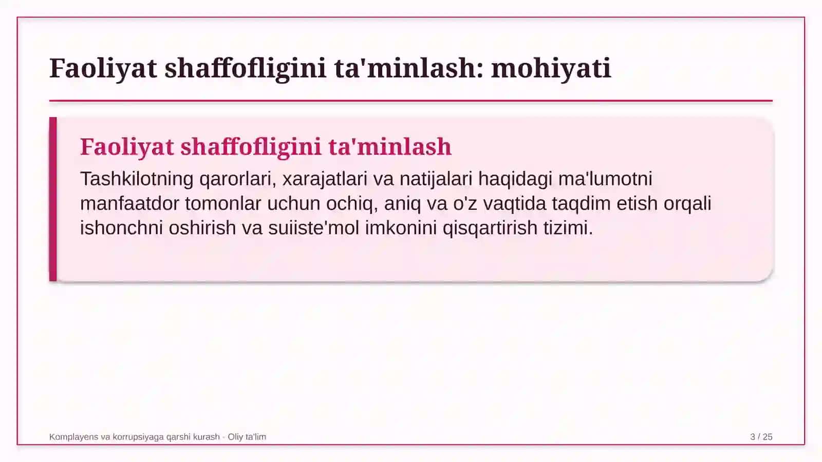Interyer dizaynida faoliyat shaffofligini ta'minlash 3