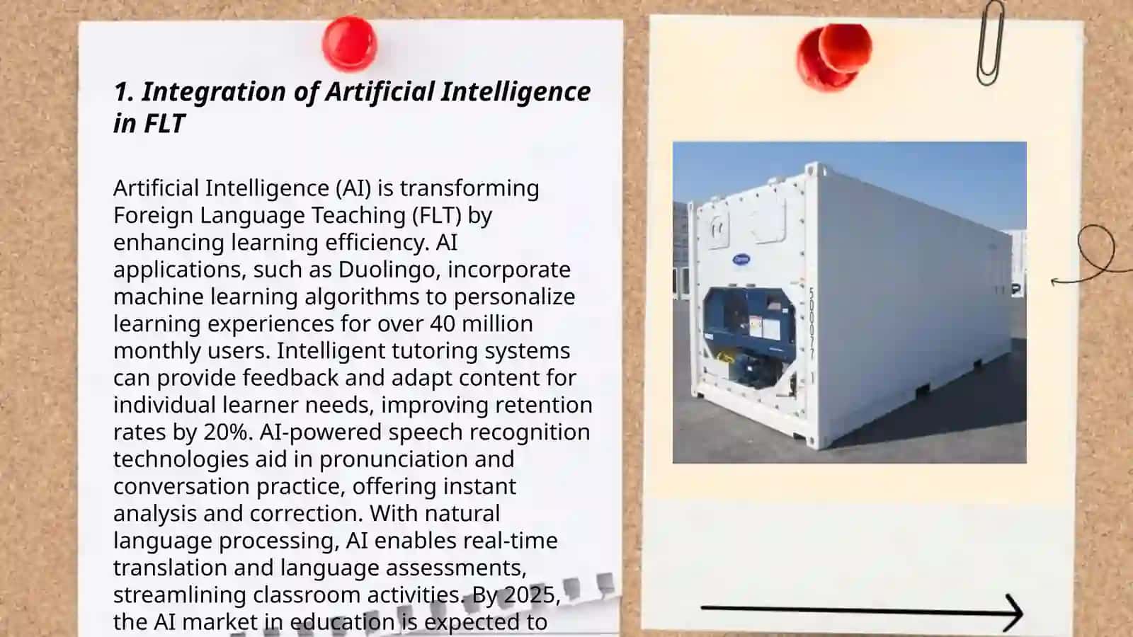 Integration of Artificial Intelligence in FLT 3