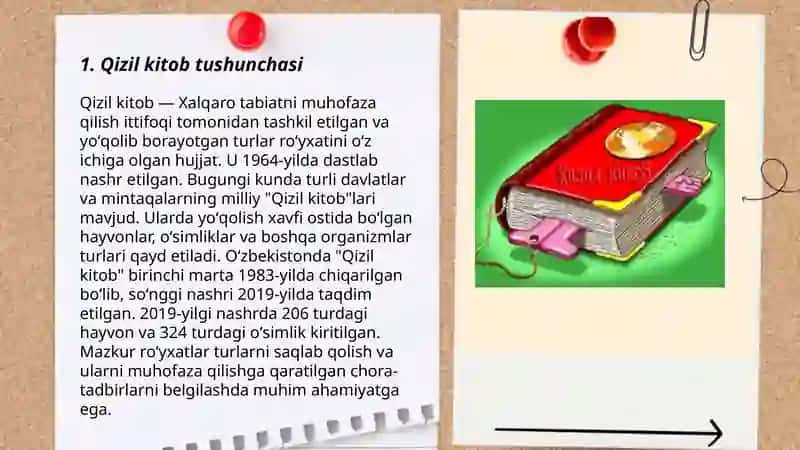 Qizil kitob va uning ahamiyati 3