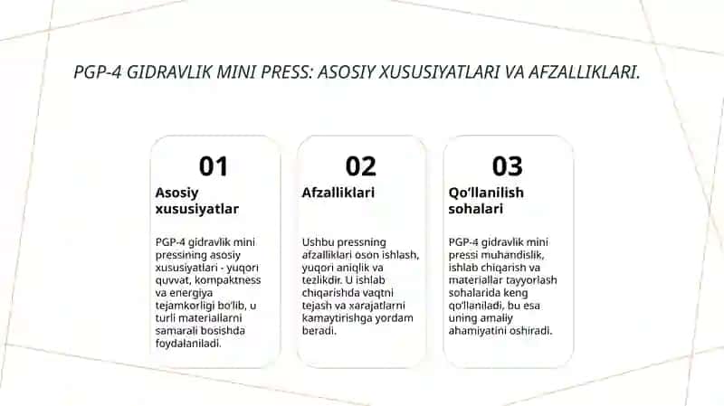 PGP-4 Gidravlik mini press 3
