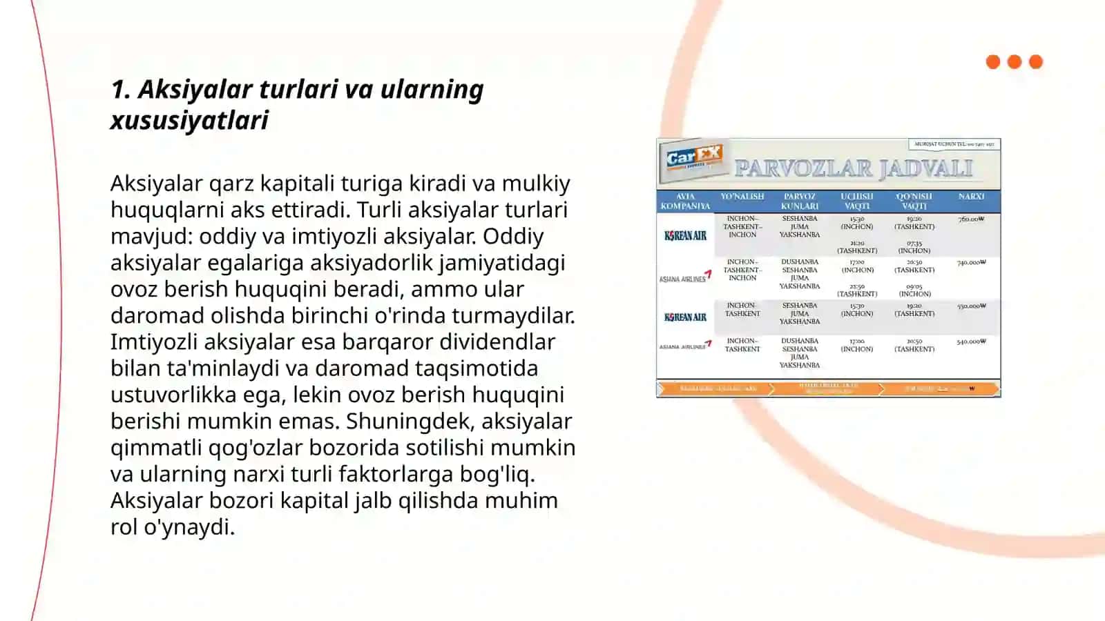 Uzoq Muddatli Moaliyaviy Qo'yilmalar Tarkibi 3