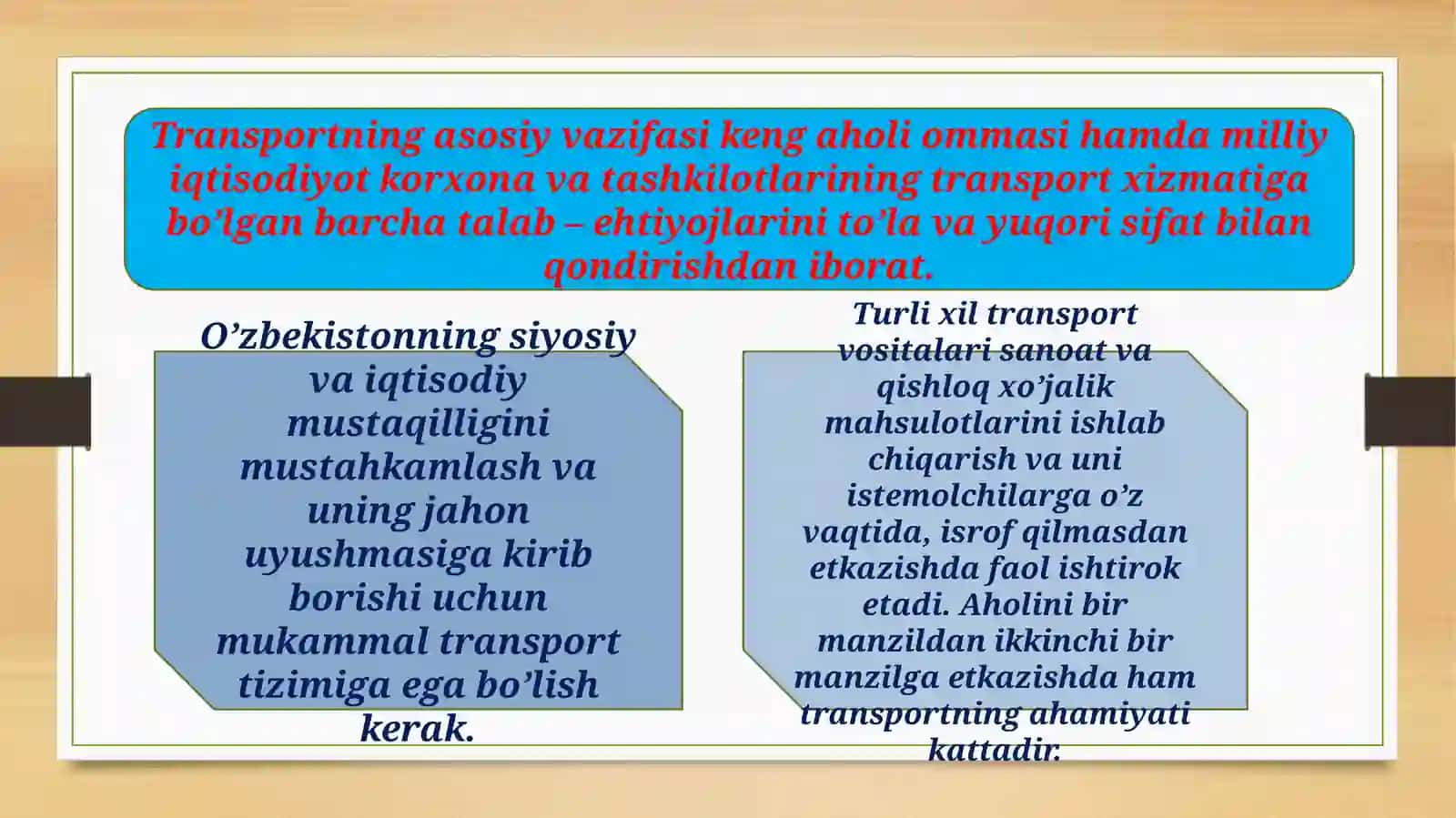 Transport Tarmoqlarining Joylanish Omillari 3