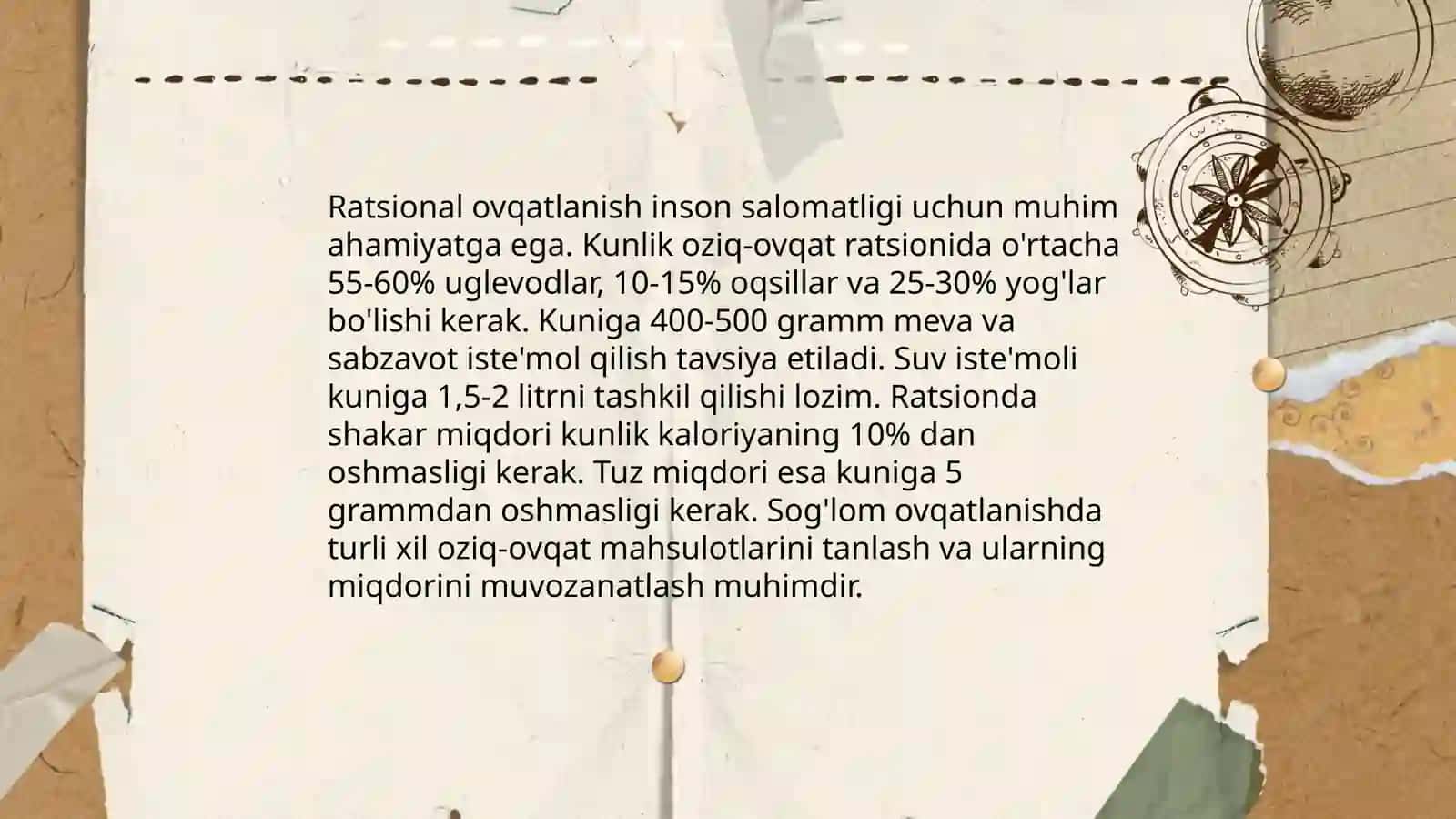 Ratsional ovqatlanish 3