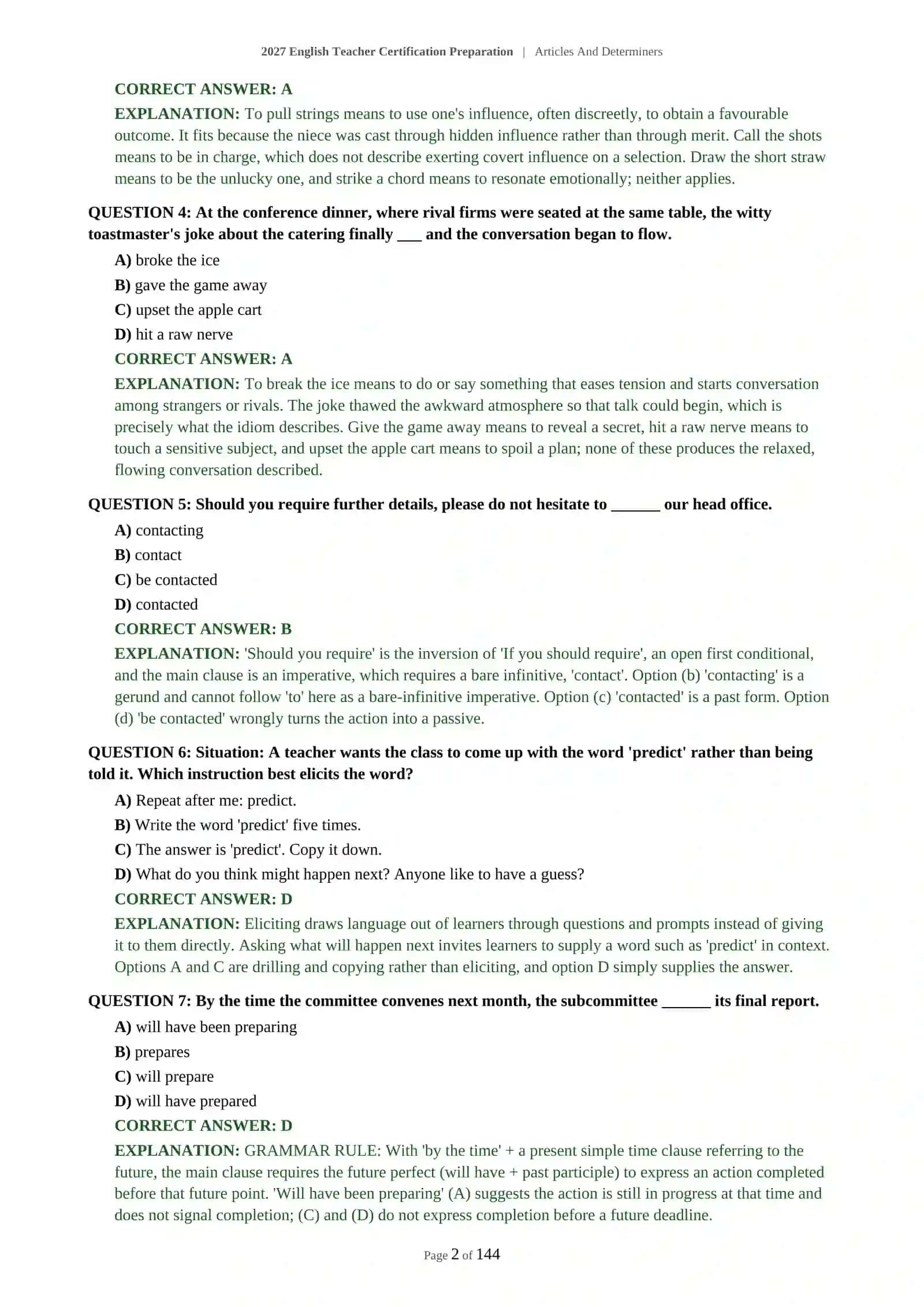Articles And Determiners 3
