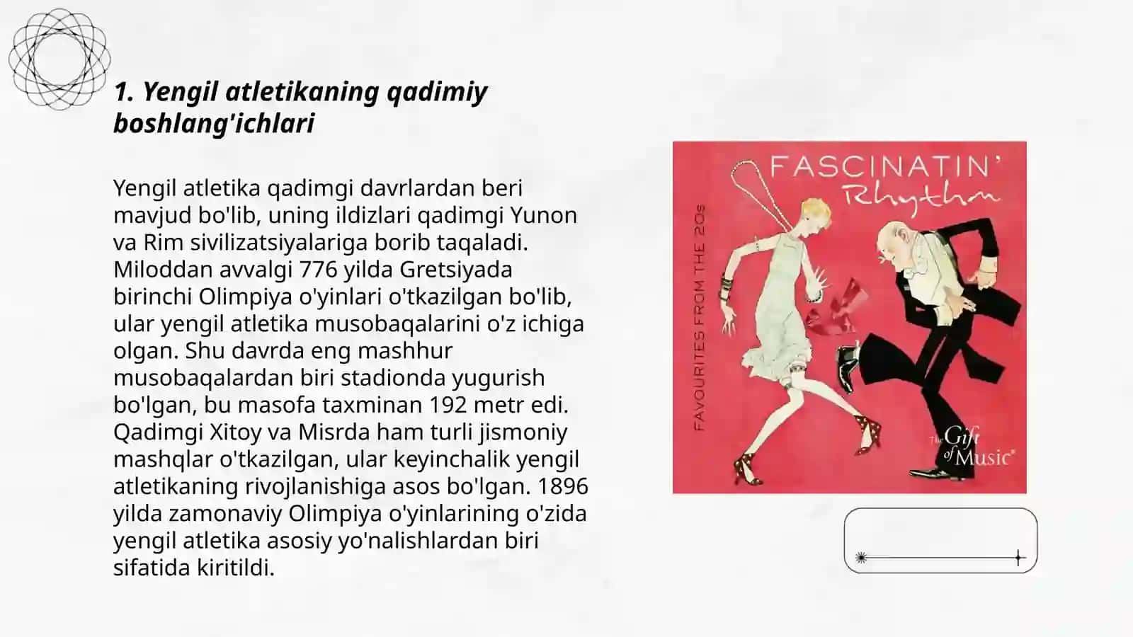 Yengil atletikaning rivojlanish tarixi,bellashuv tarixi 3