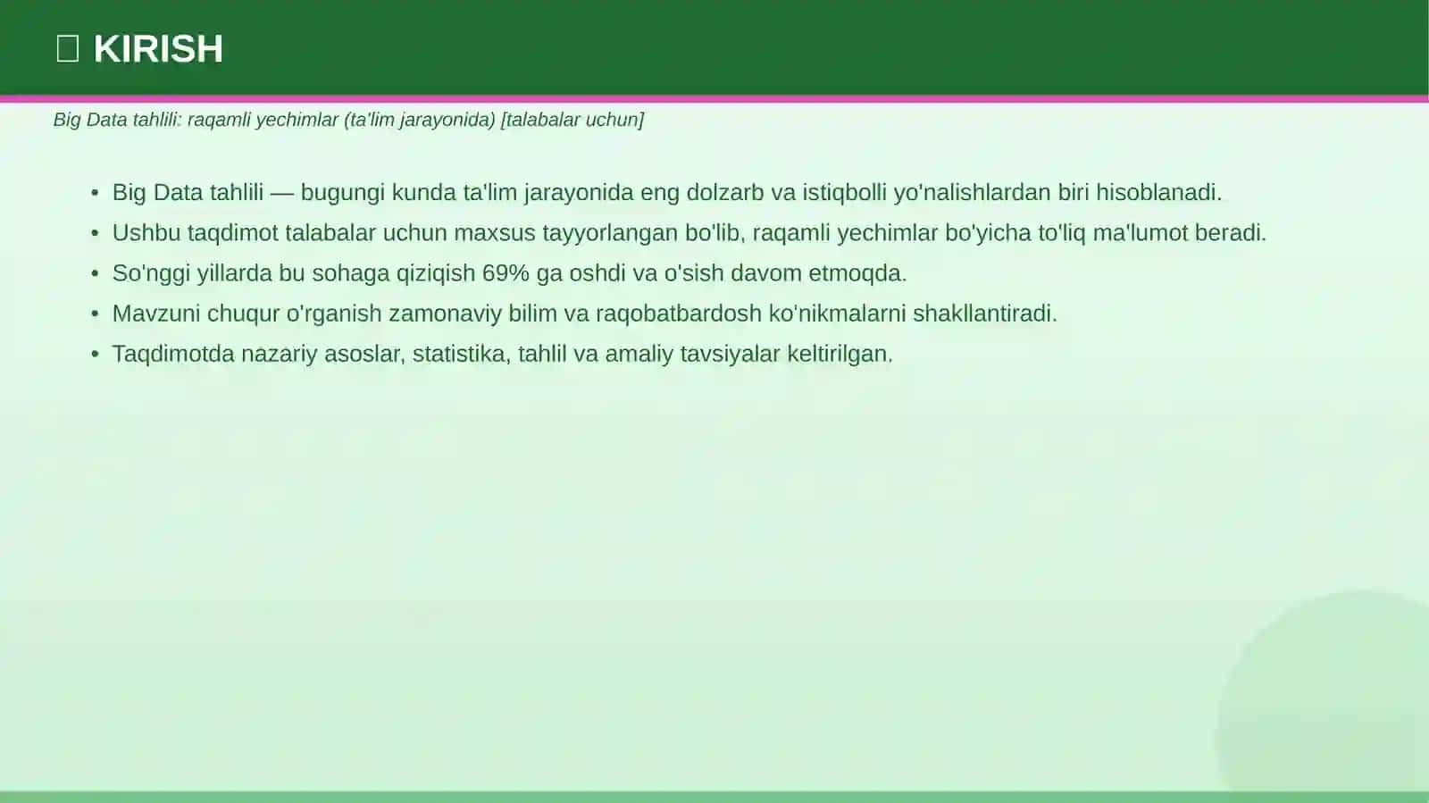 Big Data Tahlal 3