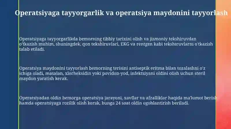Xirurgik bemorlarni parvarish qilish asoslari. Bemor gigiyenasi 3