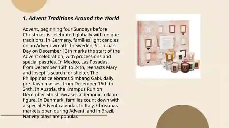 Advent Traditions Around the World 3