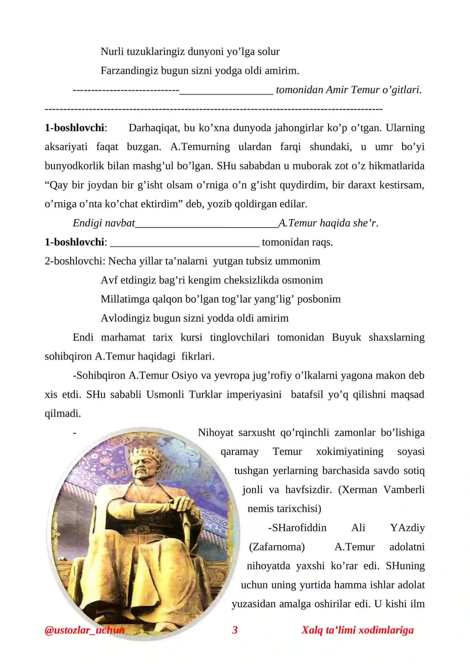 Amir Temur buyuk sarkarda 3