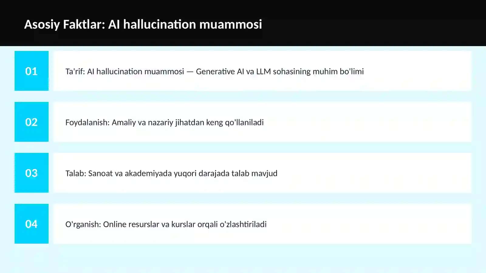 AI | GENERATIVE AI VA LLM 3