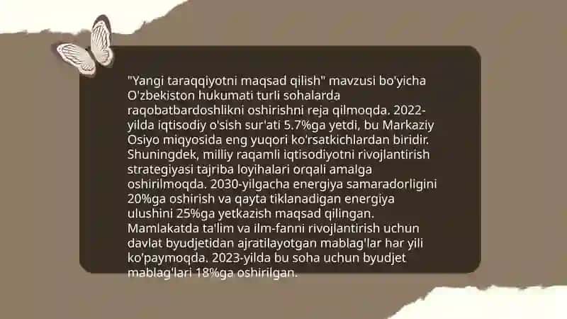 Yangi oʻzbekistonda amalga oshirilayotgan manaviy oʻzgarishlar 3