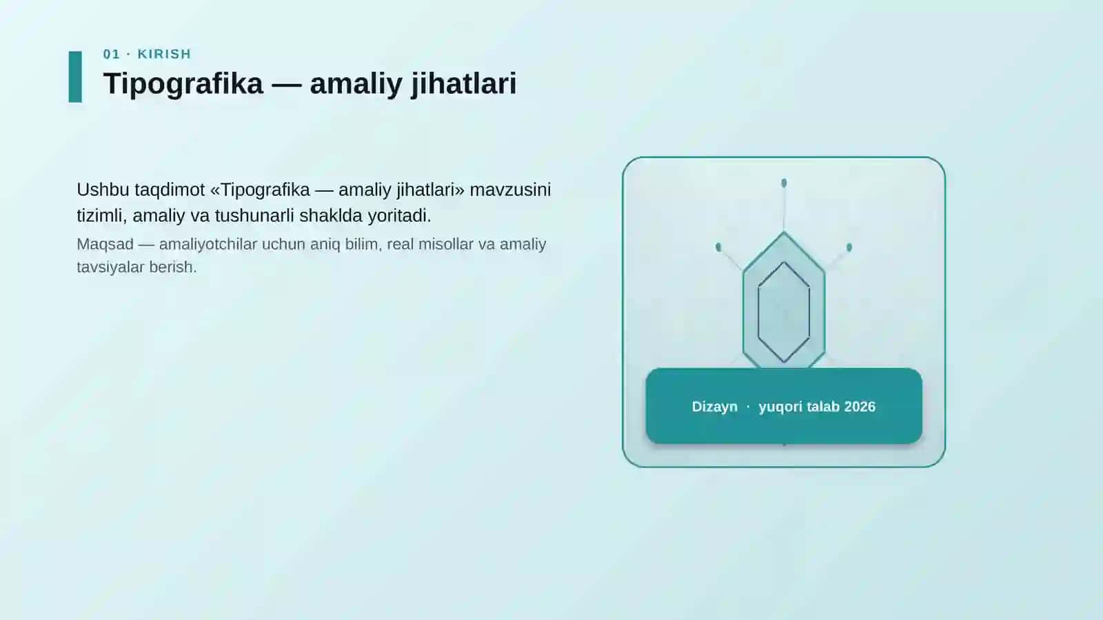 Tipografika — amaliy jihatlari 3