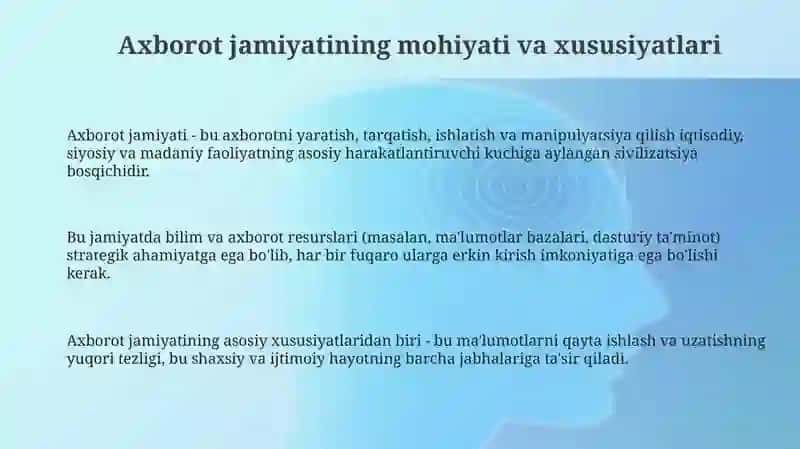 Axborotlashganjamiyatvauningistiqbollari 3