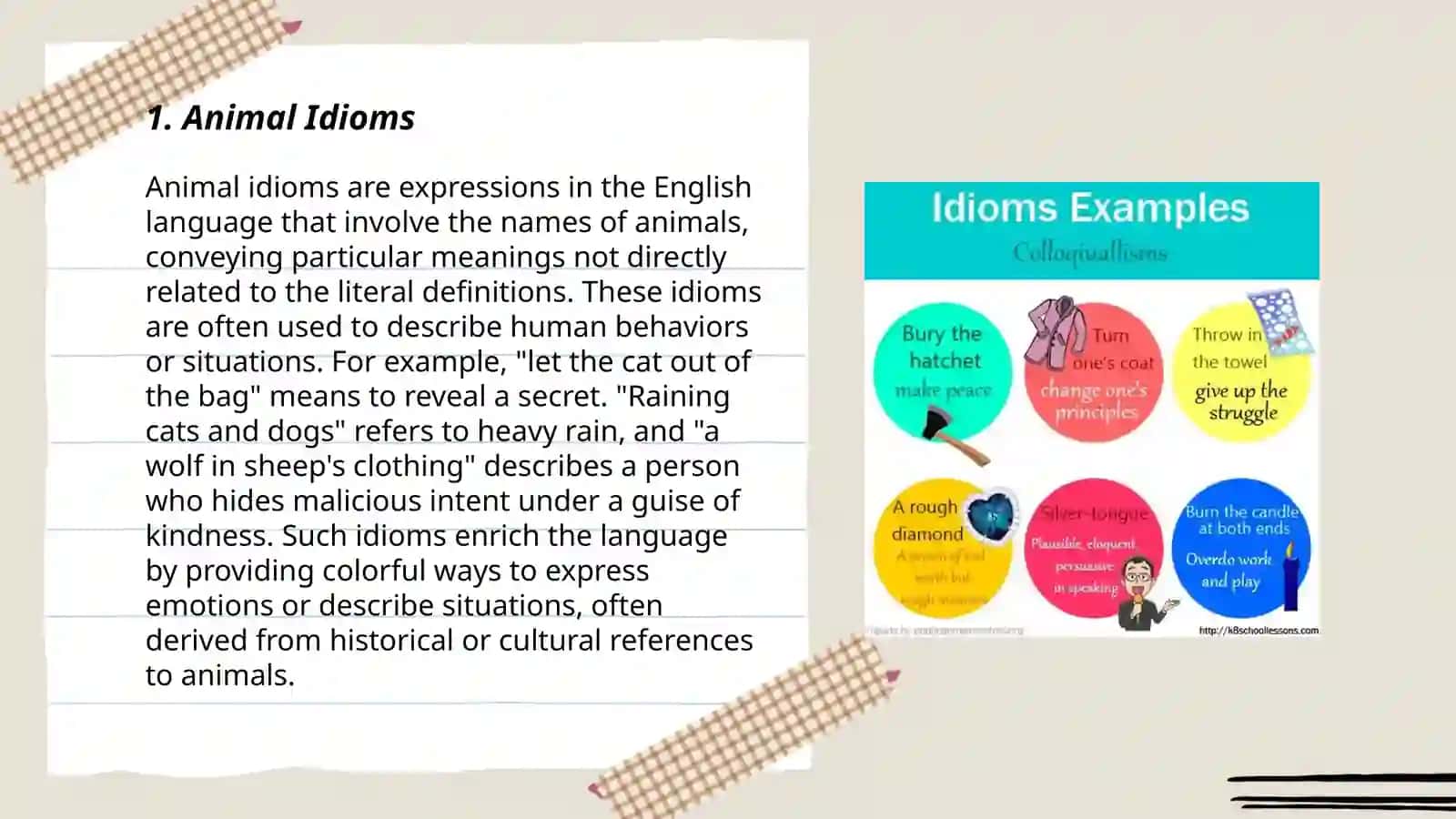 Animal Idioms 3