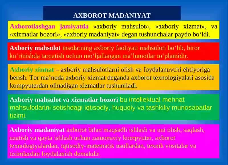 Axborotlashgan Jamiiyat 3