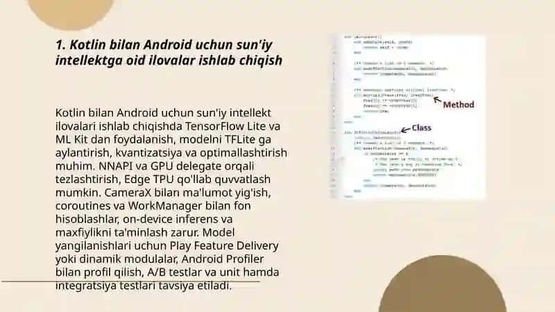 Al Kotlin. Java va Swift dasturlash tillarida ilovalar ishlab chigish 3