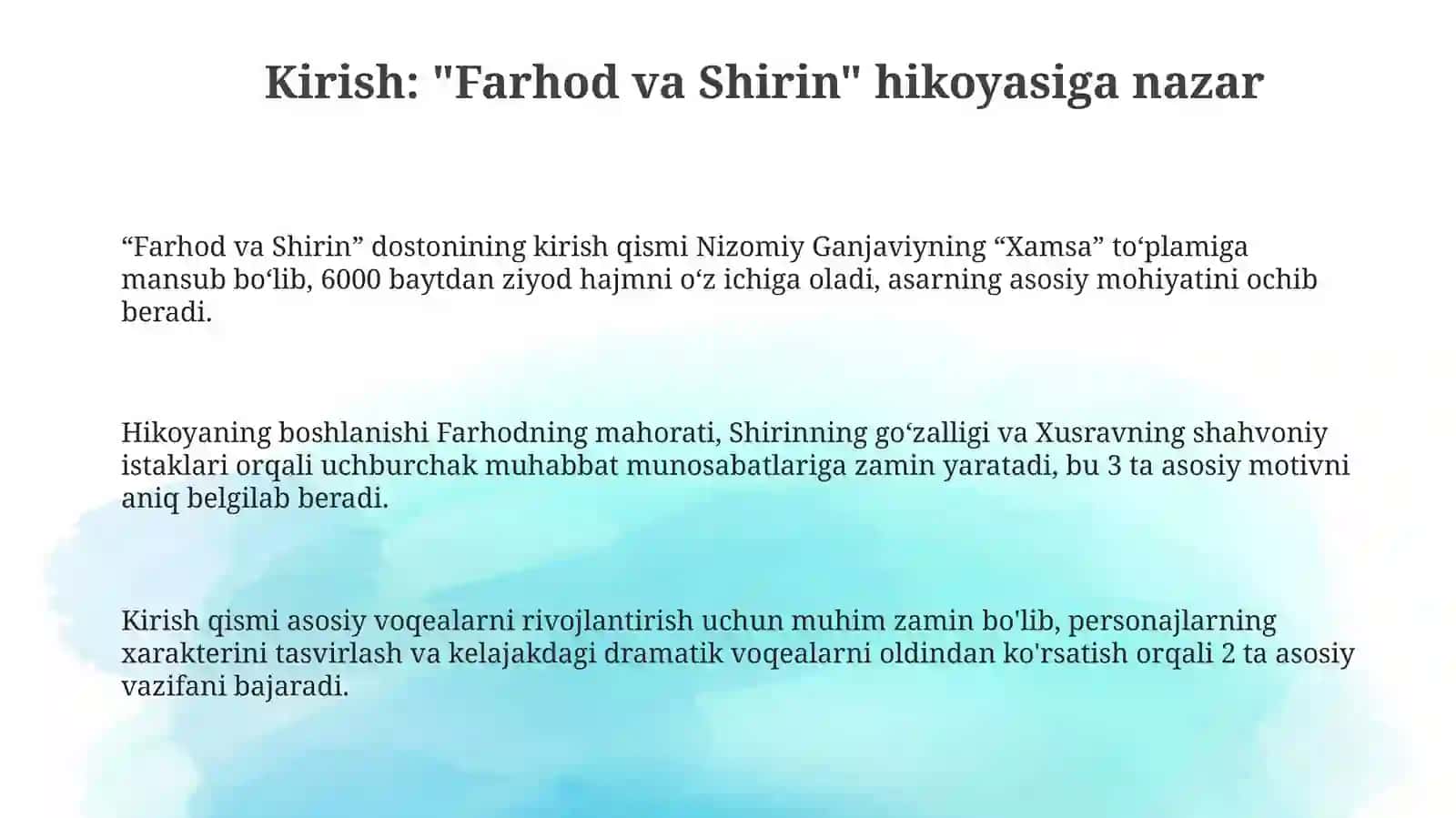 FarxodvaShirindostoni 3