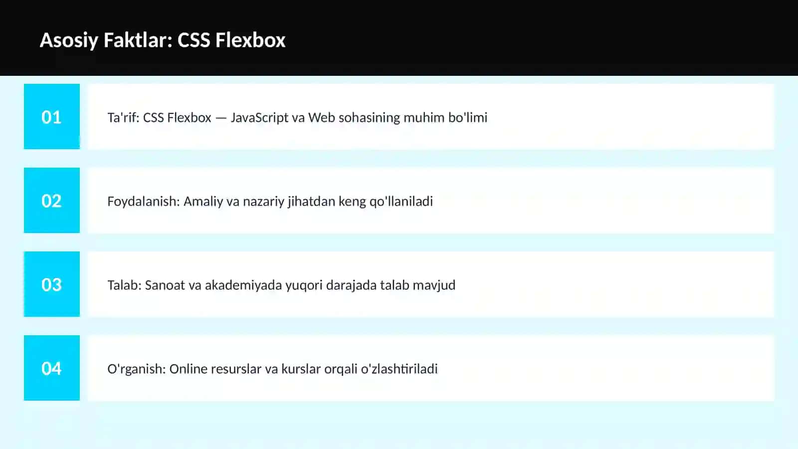 CSS Flexbox 3