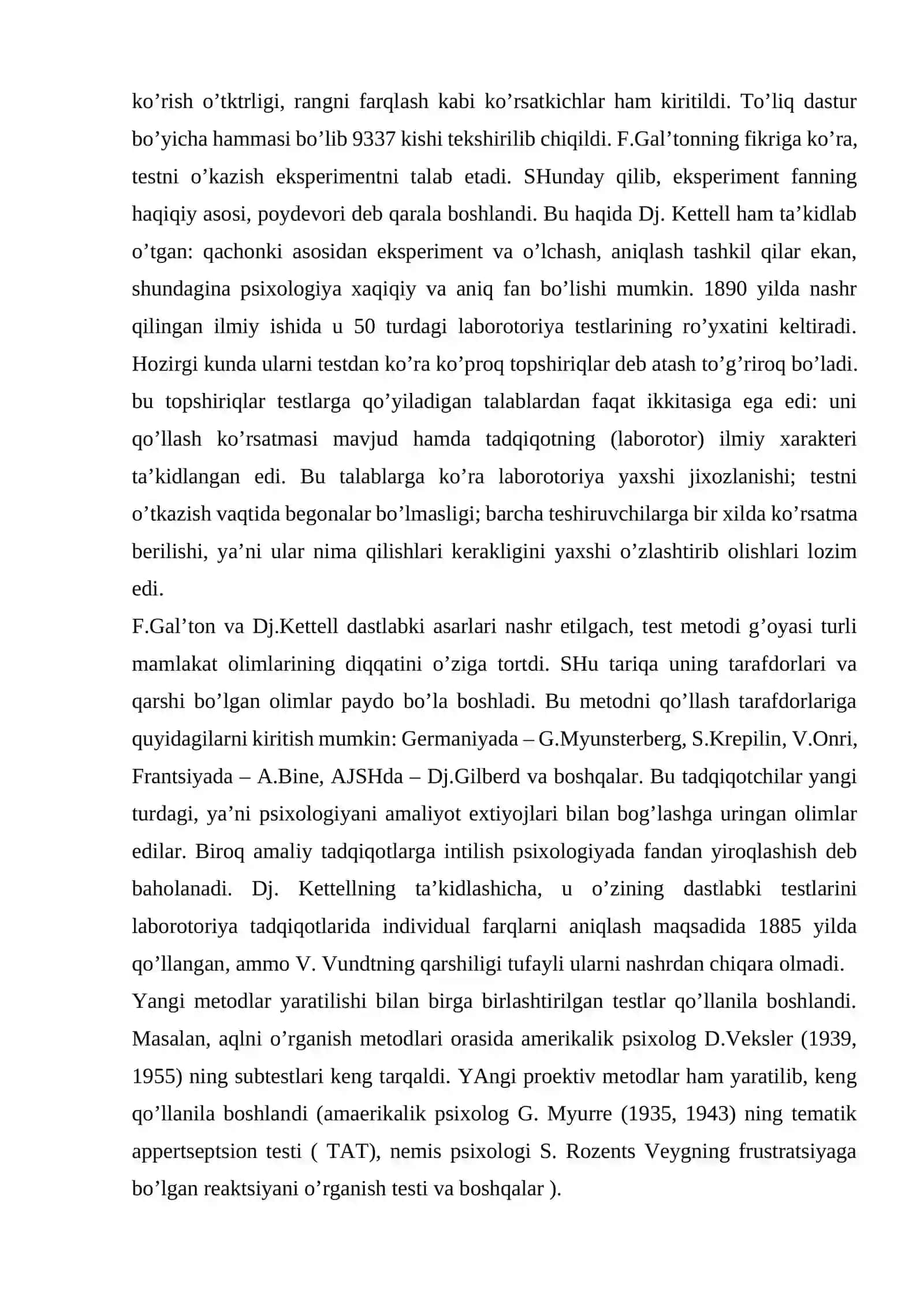 Eksperimental psixologiyaning tarixi 3