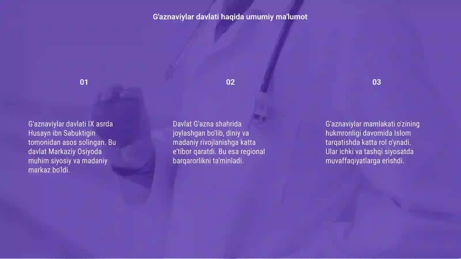 G'aznaviylar davlati tarixi 3