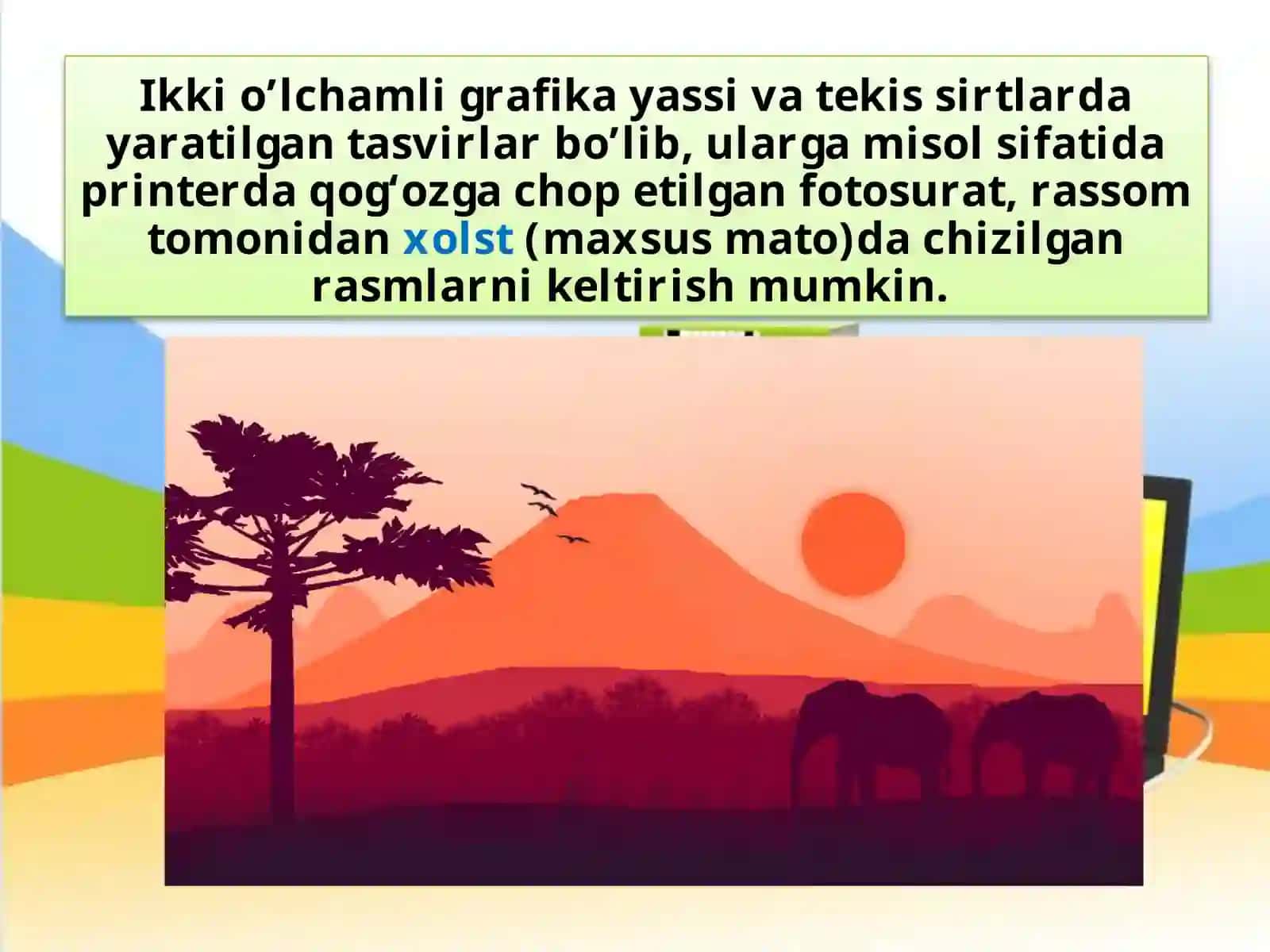 IKki va uch o‘lchamli kompyuter grafikasi turlari 3