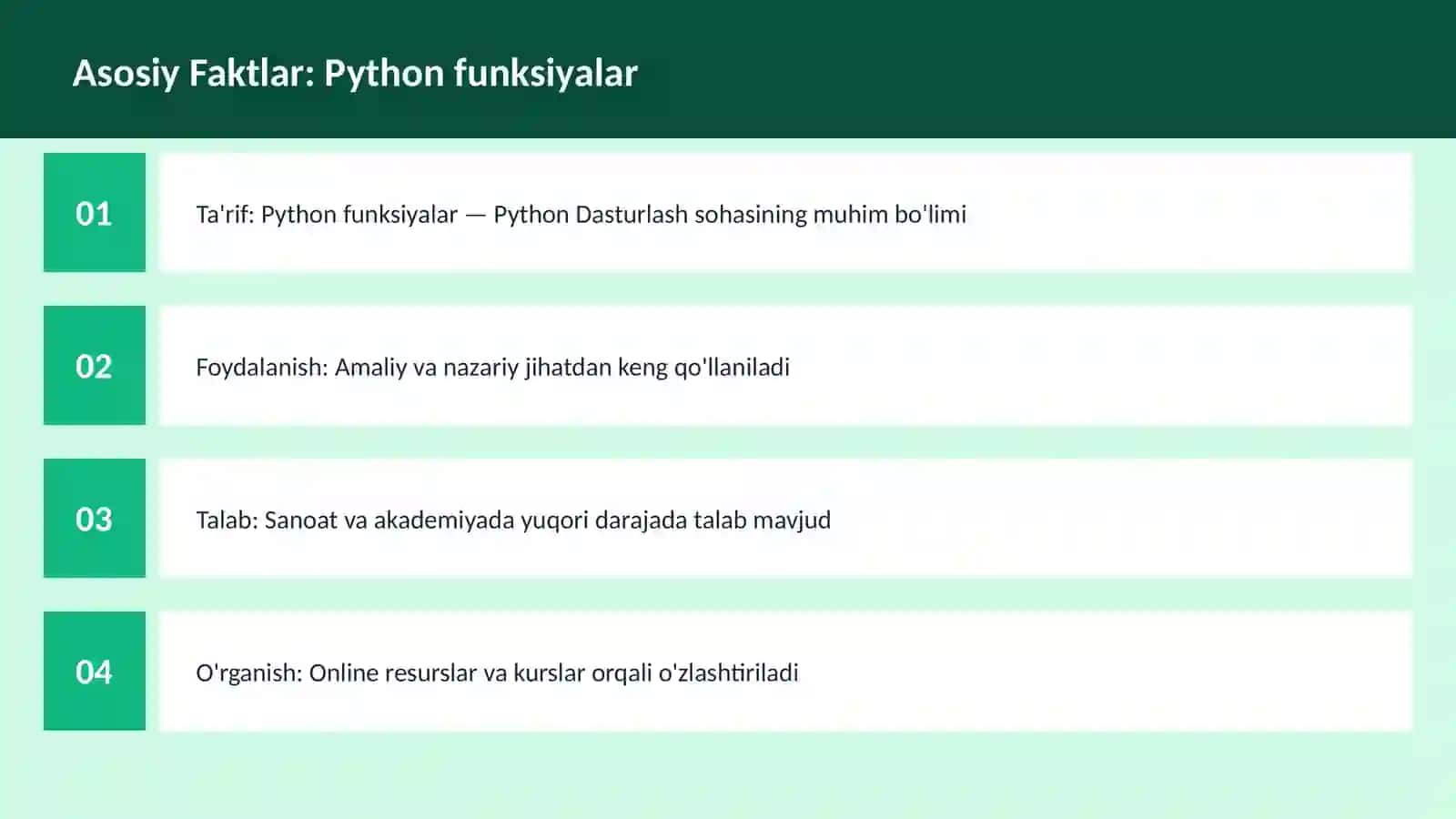 DASTURLASH | PYTHON DASTURLASH 3