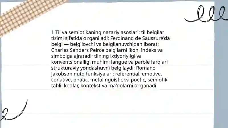 Tilshunoslik va semiotika 3
