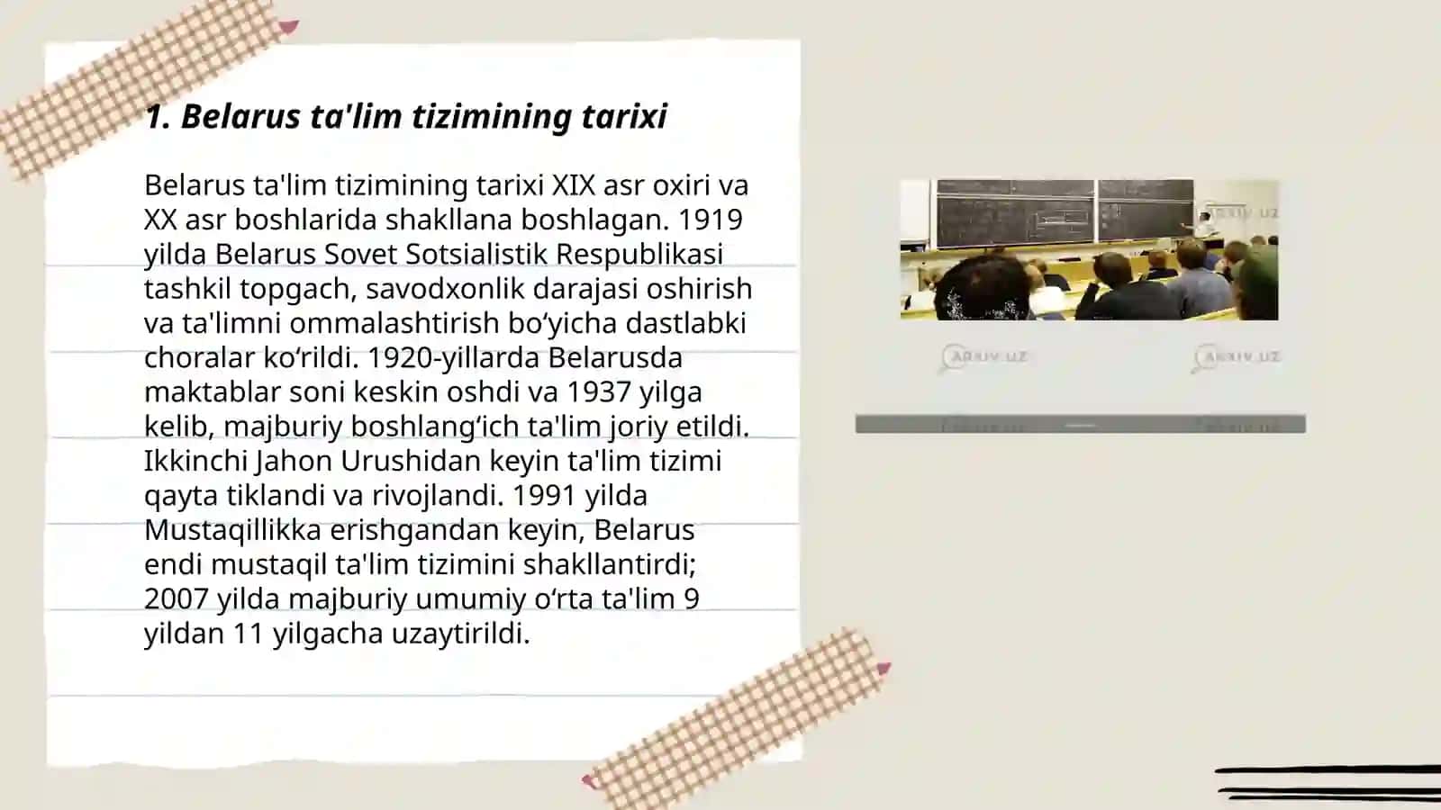 Belarus ta'lim tizimi 3