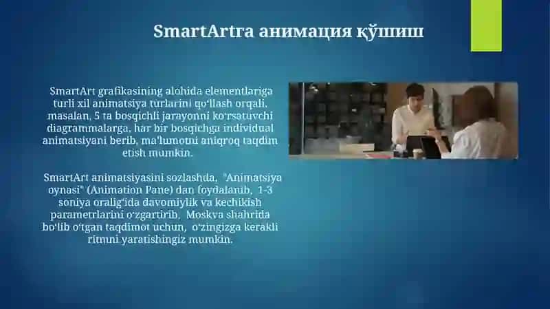 SmartART bilan ishlash 3