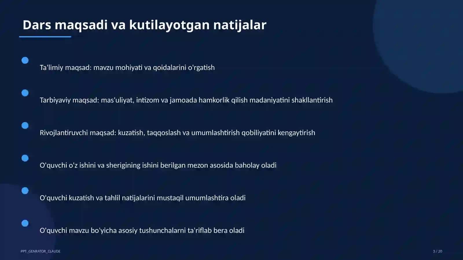 Tabaqalashtirilgan ta'lim: differensiatsiya 3