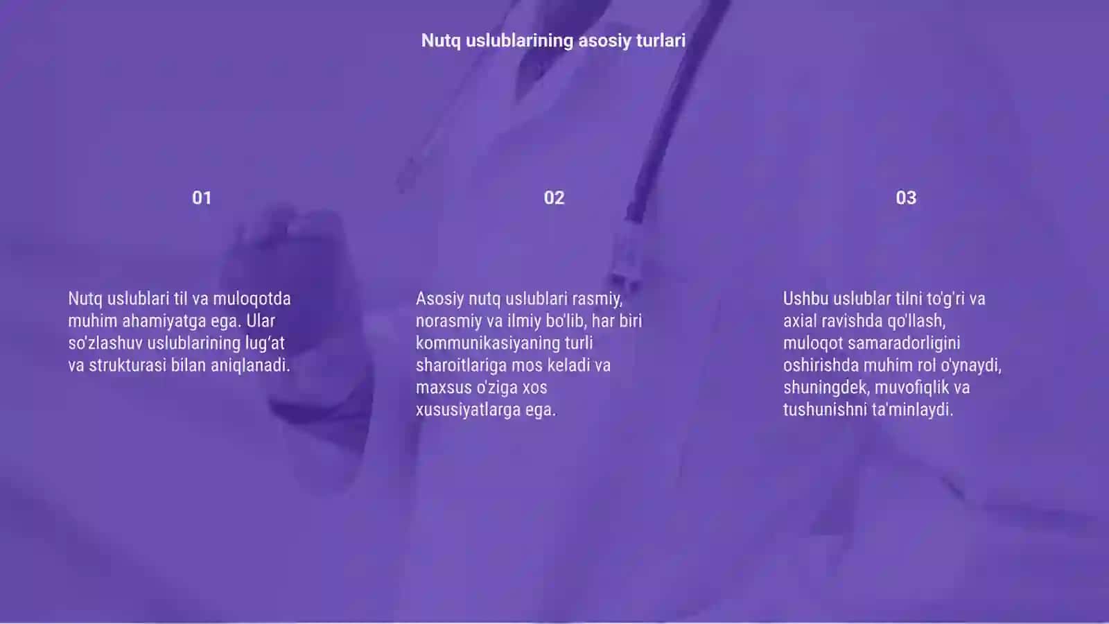 Nutq uslublari haqida 3