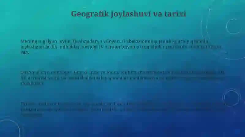 Tug'ilgan joyim: Geografiya va Tarix 3