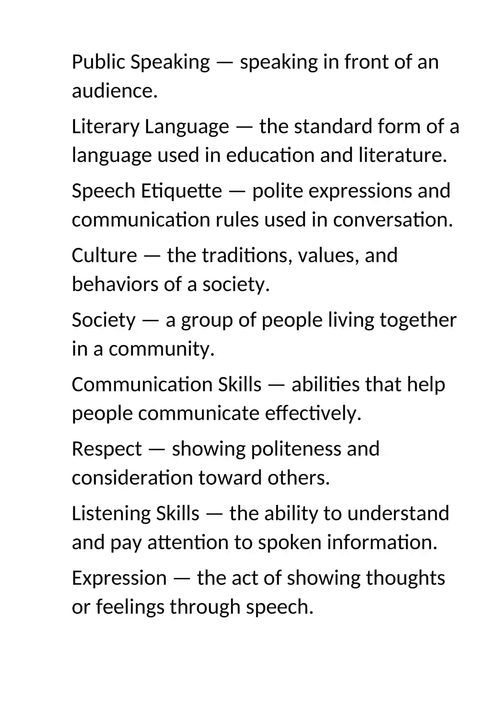 Speech culture 3
