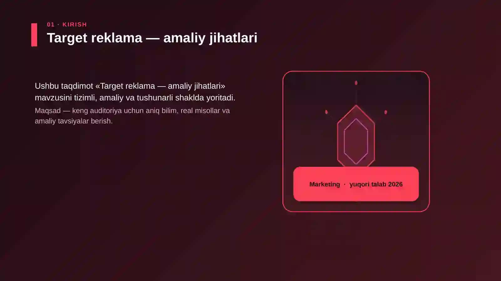Target reklama — amaliy jihatlari 3