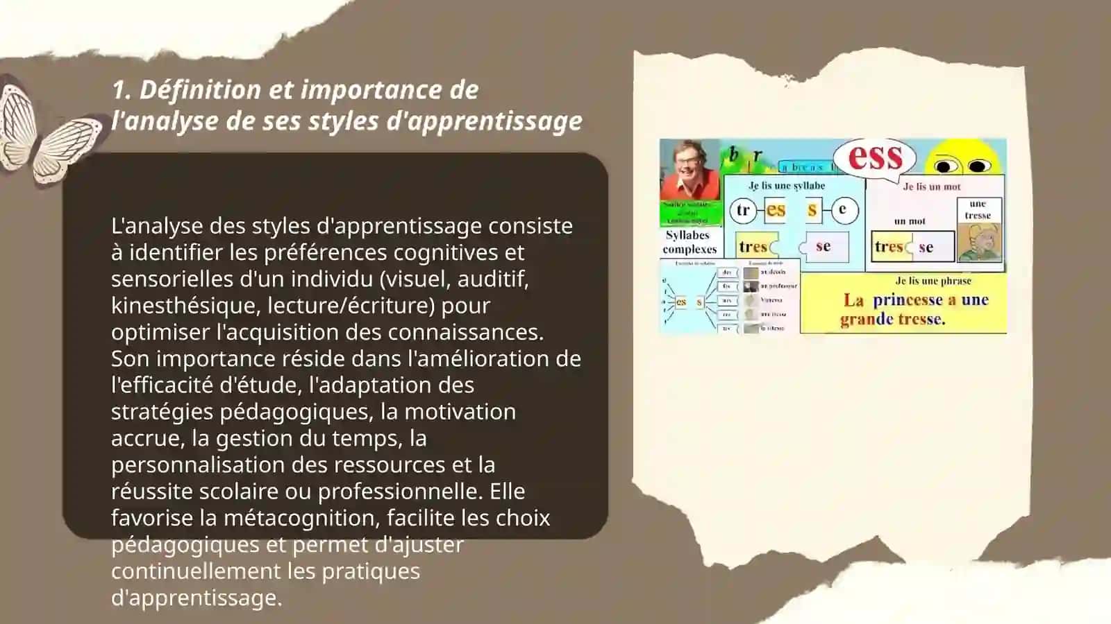 Analyse de ses propres styles d’apprentissage 3