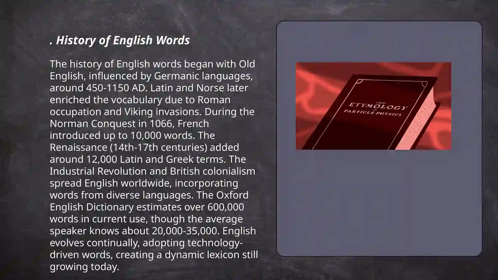Etymology 3