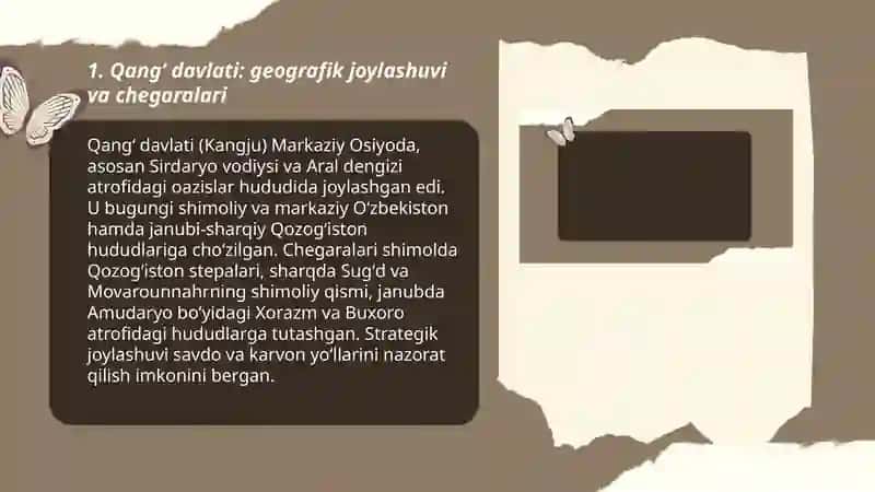 Oʻzbekiston tarixidan Qangʻ va Davan davlatlari 3