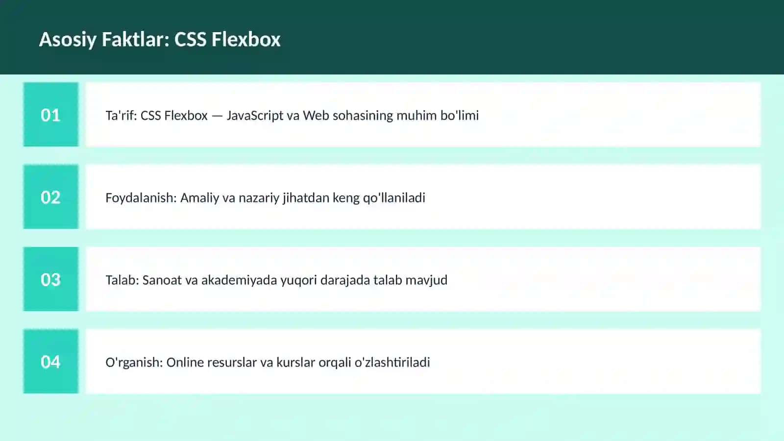 CSS Flexbox 3