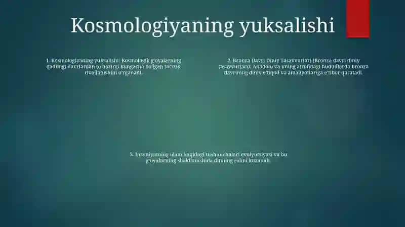 Bronza Davri Diniy Tasavvurlari 3