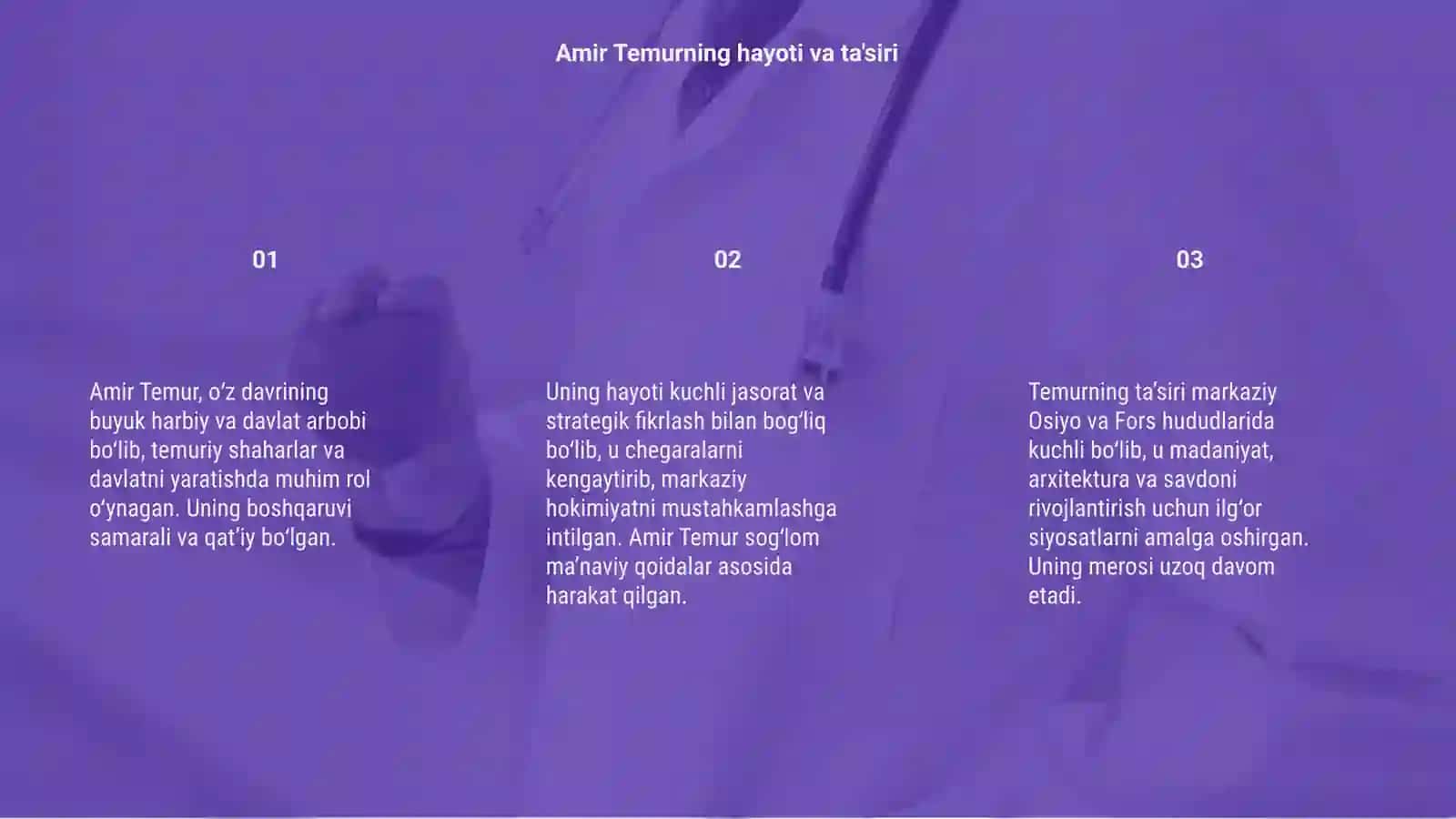 Amir Temurning davlat boshqaruvi 3