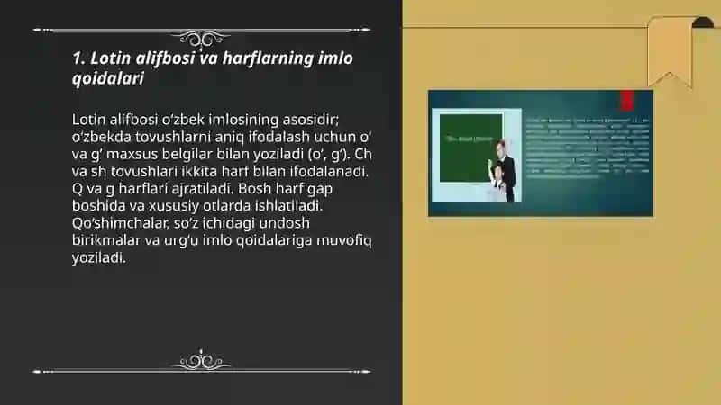 Oʻzbek tilining imlo qoidalari 3