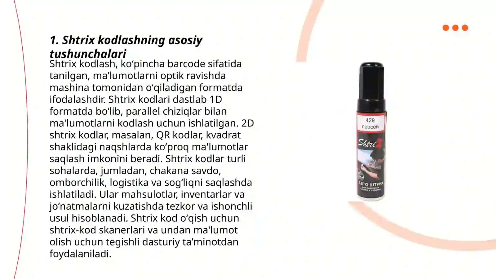 Shtrix kodlash 3