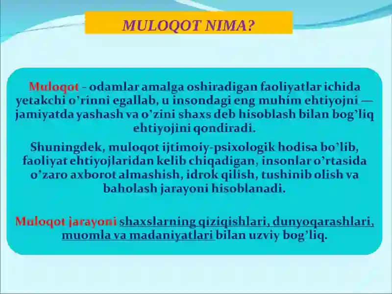 MULOQOT 3