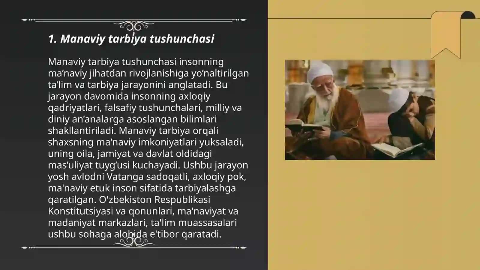 Manaviy ruhiy tarbiya meyorlarini shakllantirish masalalari 3