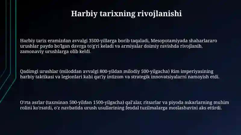 Harbiy tarix 3