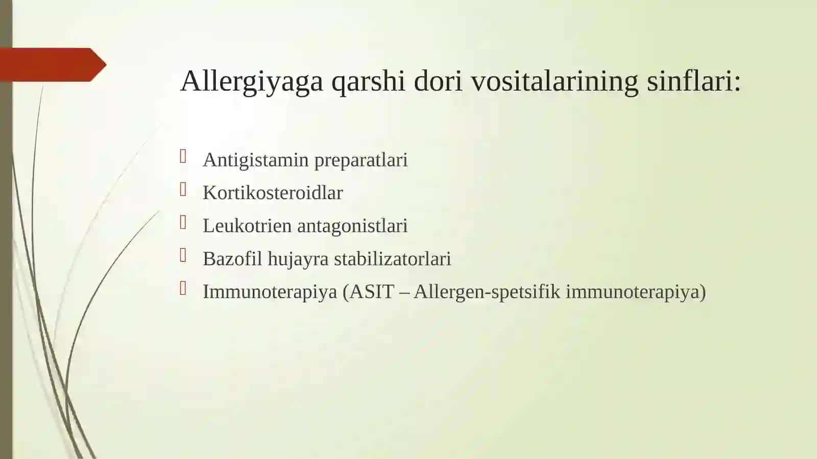 Allergiya Davolash 3