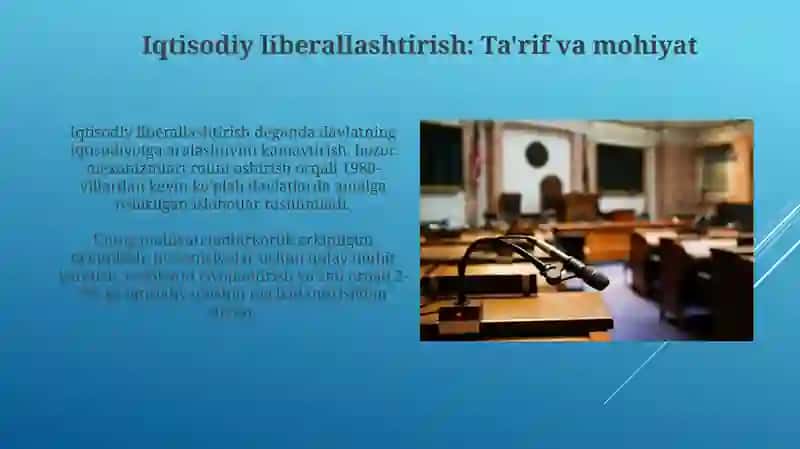 Iqtisodiy liberallashtirish sharoitida moliyaviy rejalashtirishning ahamiyati 3