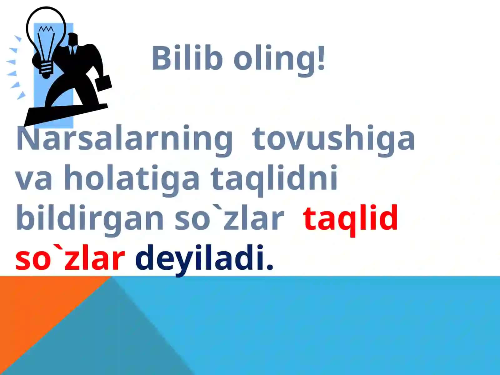Taqlid so`zlar 3