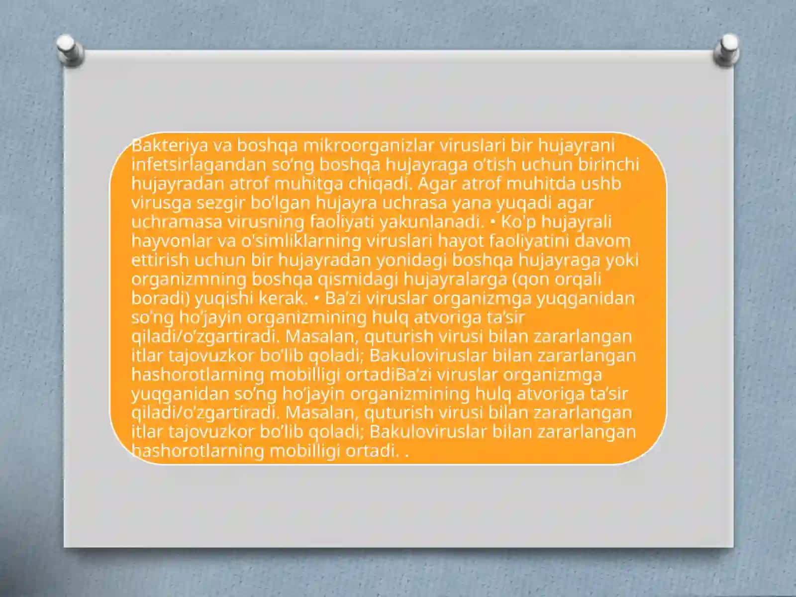 Viruslarning tarqalishi 3